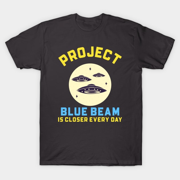 Project Blue Beam UFO Conspiracy T-Shirt by Tip Top Tee's